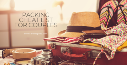 Packing tips for couples / adults