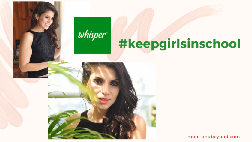 Whisper #keepgirlsinschool campaign