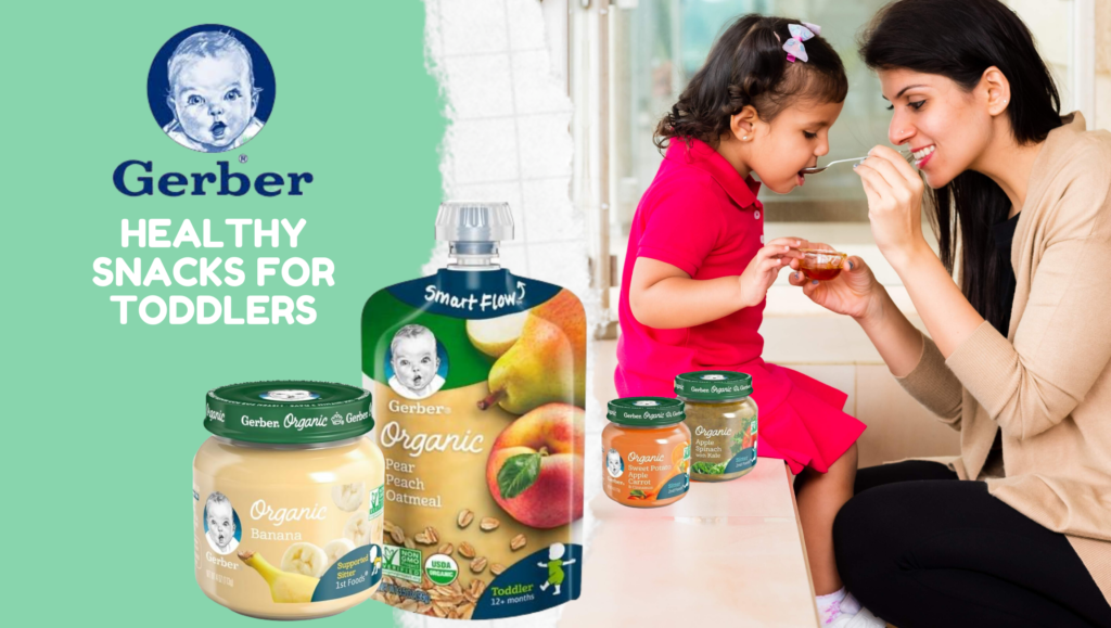 Healthy snacks for toddlers from Gerber