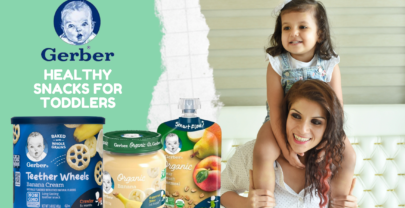Toddler healthy snacks from Gerber